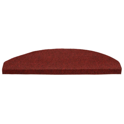 Tappetini Autoadesivi per Scale 15 pz 65x22,5x3,5 cm Rossi