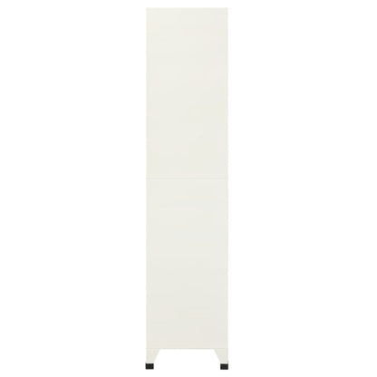 Armadietto con Serratura Grigio e Blu 90x40x180 cm Acciaio