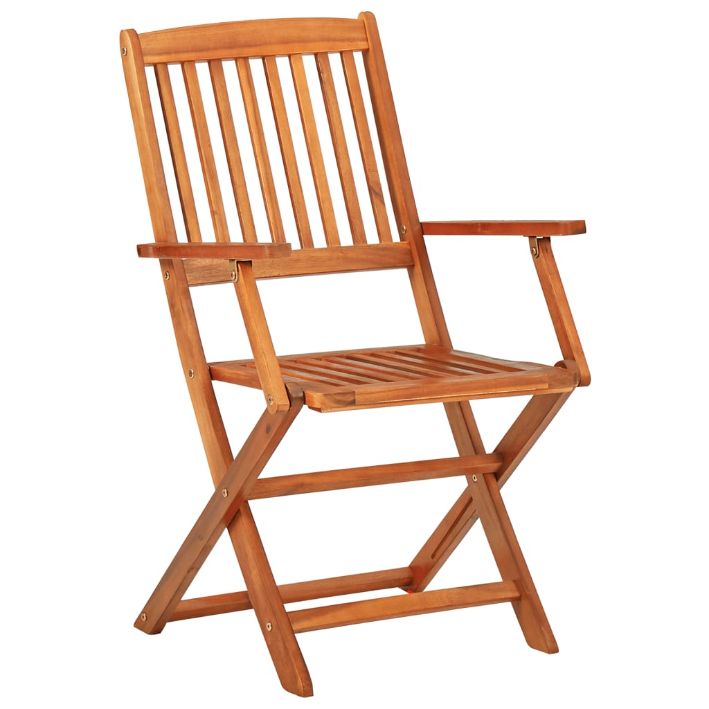 Set da Pranzo da Giardino 9 pz 220x90x75 cm Massello di Acacia