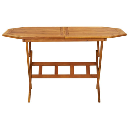 Set Mobili da Pranzo da Giardino 7 pz Legno Massello di Acacia