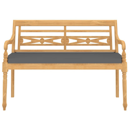 Set Divani da Giardino 4pz Cuscini in Legno Massello di Teak