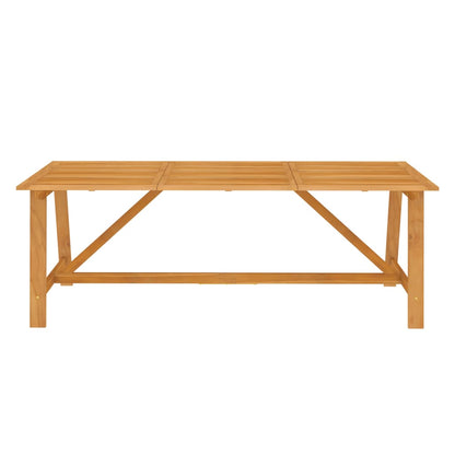 Set Mobili da Pranzo per Giardino 7 pz Legno Massello di Acacia
