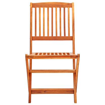 Set Pranzo Pieghevole da Esterno 3 pz in Massello di Eucalipto