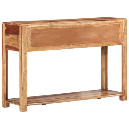Tavolo Consolle 110x35x75 cm in Legno Massello di Acacia