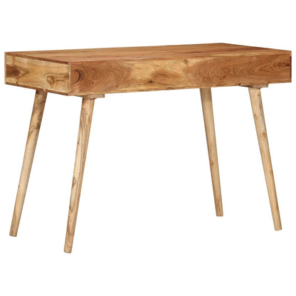 Scrivania 110x50x76 cm in Legno Massello di Acacia