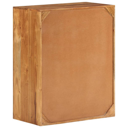 Cassettiera 60x33x75 cm in Legno Massello di Acacia