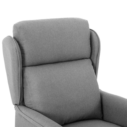 Poltrona reclinabile Grigio chiaro 66.5 x 94 x 101.5 cm