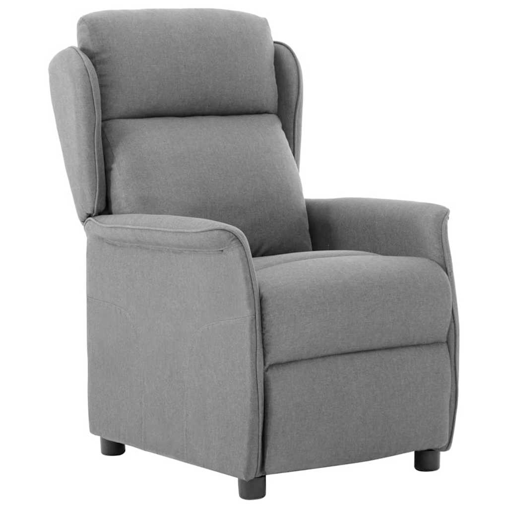 Poltrona reclinabile Grigio chiaro 66.5 x 94 x 101.5 cm