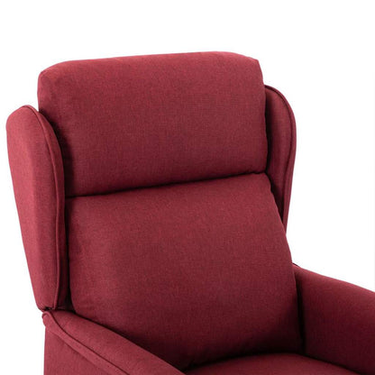 Poltrona reclinabile Rosso Vino 66.5 x 94 x 101.5 cm Poliestere