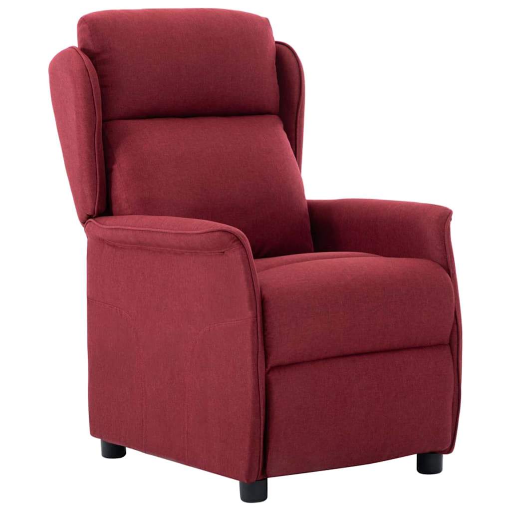 Poltrona reclinabile Rosso Vino 66.5 x 94 x 101.5 cm Poliestere