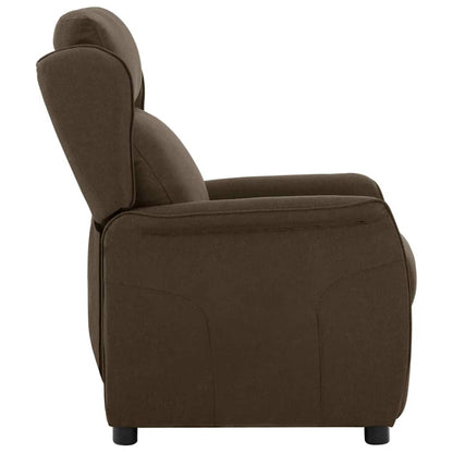 Poltrona reclinabile Marrone 66.5 x 94 x 101.5 cm Poliestere