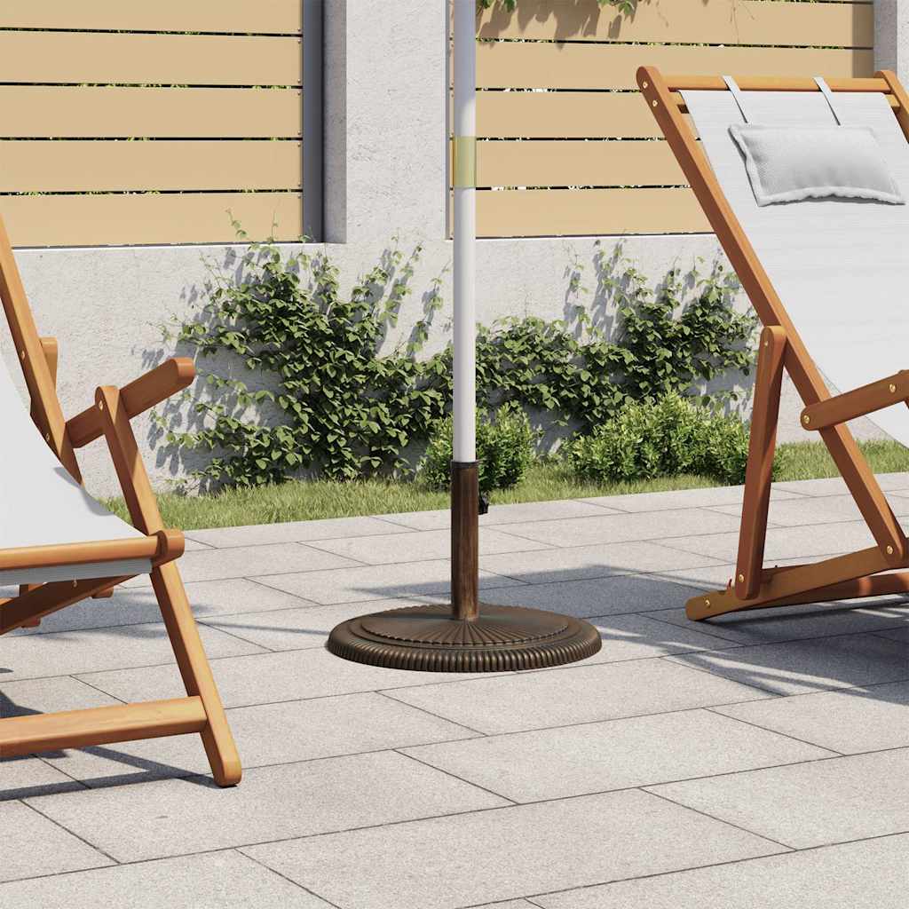 Base per Ombrellone Bronzo 45x45x30 cm in Ghisa