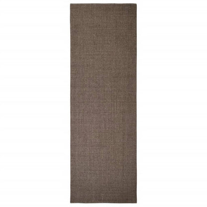 Tappeto in Sisal Naturale 66x200 cm Marrone