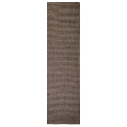 Tappeto in Sisal Naturale 66x250 cm Marrone