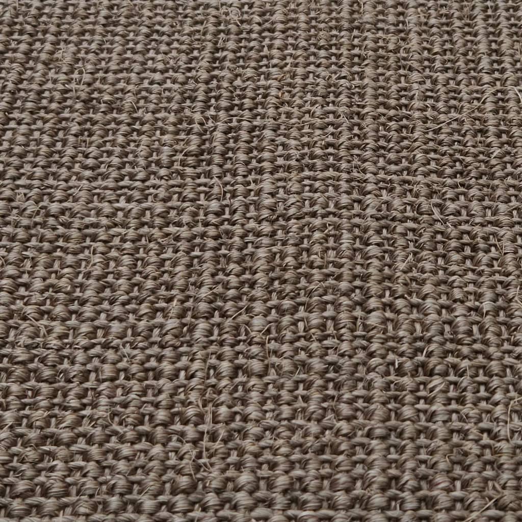 Tappeto in Sisal Naturale 66x300 cm Marrone