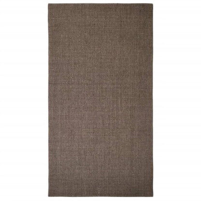 Tappeto in Sisal Naturale 80x150 cm Marrone