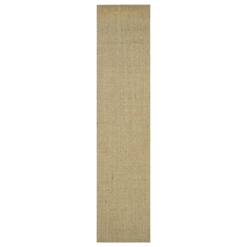 Tappeto in Sisal Naturale 66x300 cm Verde