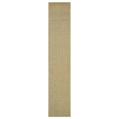 Tappeto in Sisal Naturale 66x350 cm Verde