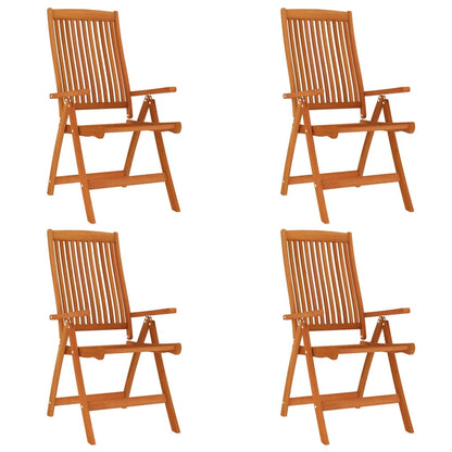 Set da Pranzo per Giardino 5 pz in Legno Massello di Eucalipto