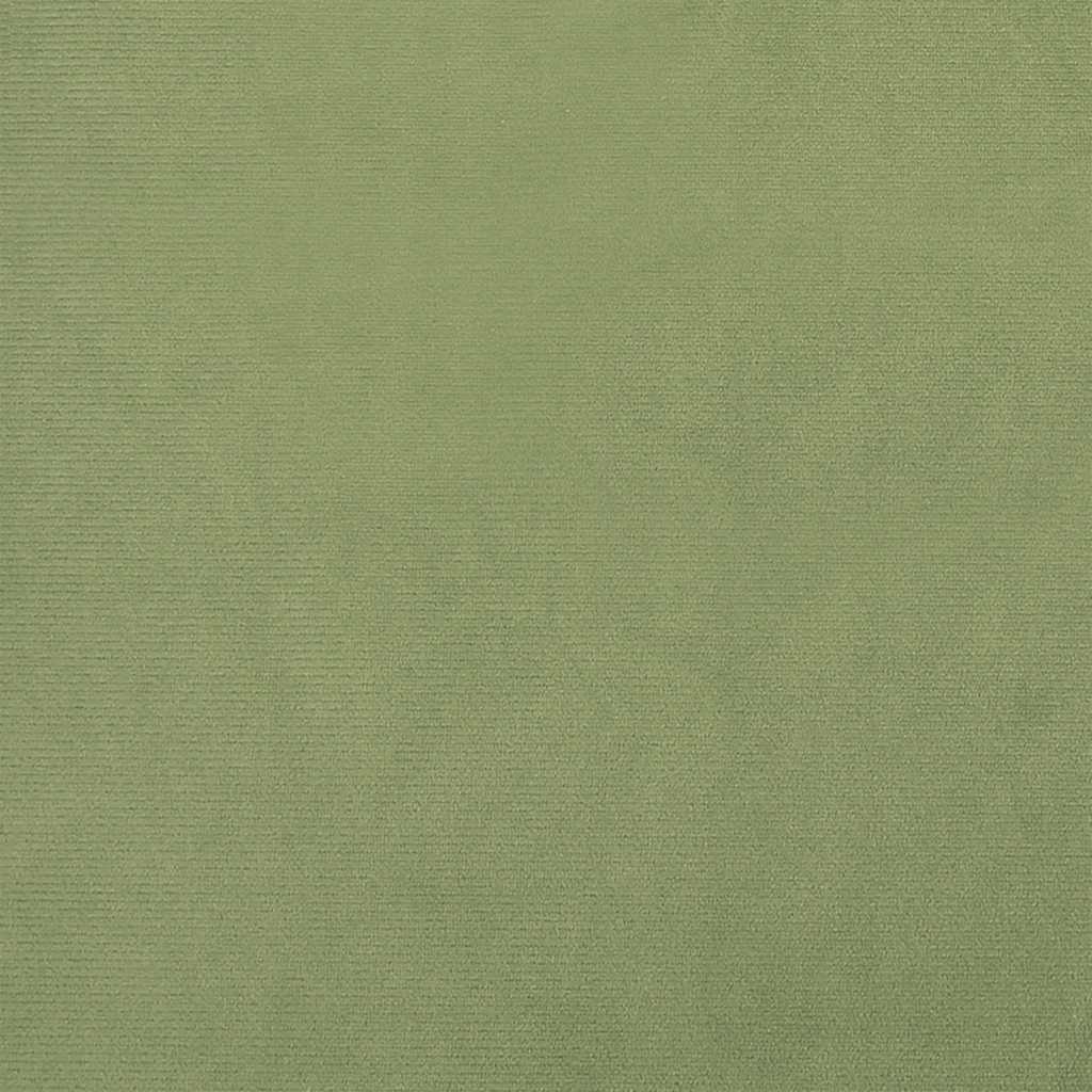 Sgabello Rotondo Verde Senape in Velluto
