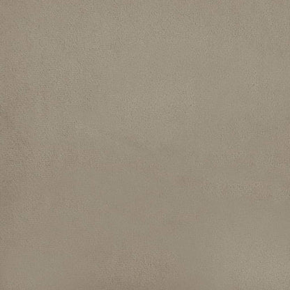 Sgabello Rotondo con Contenitore Grigio Scuro in Velluto 31 x 37 cm