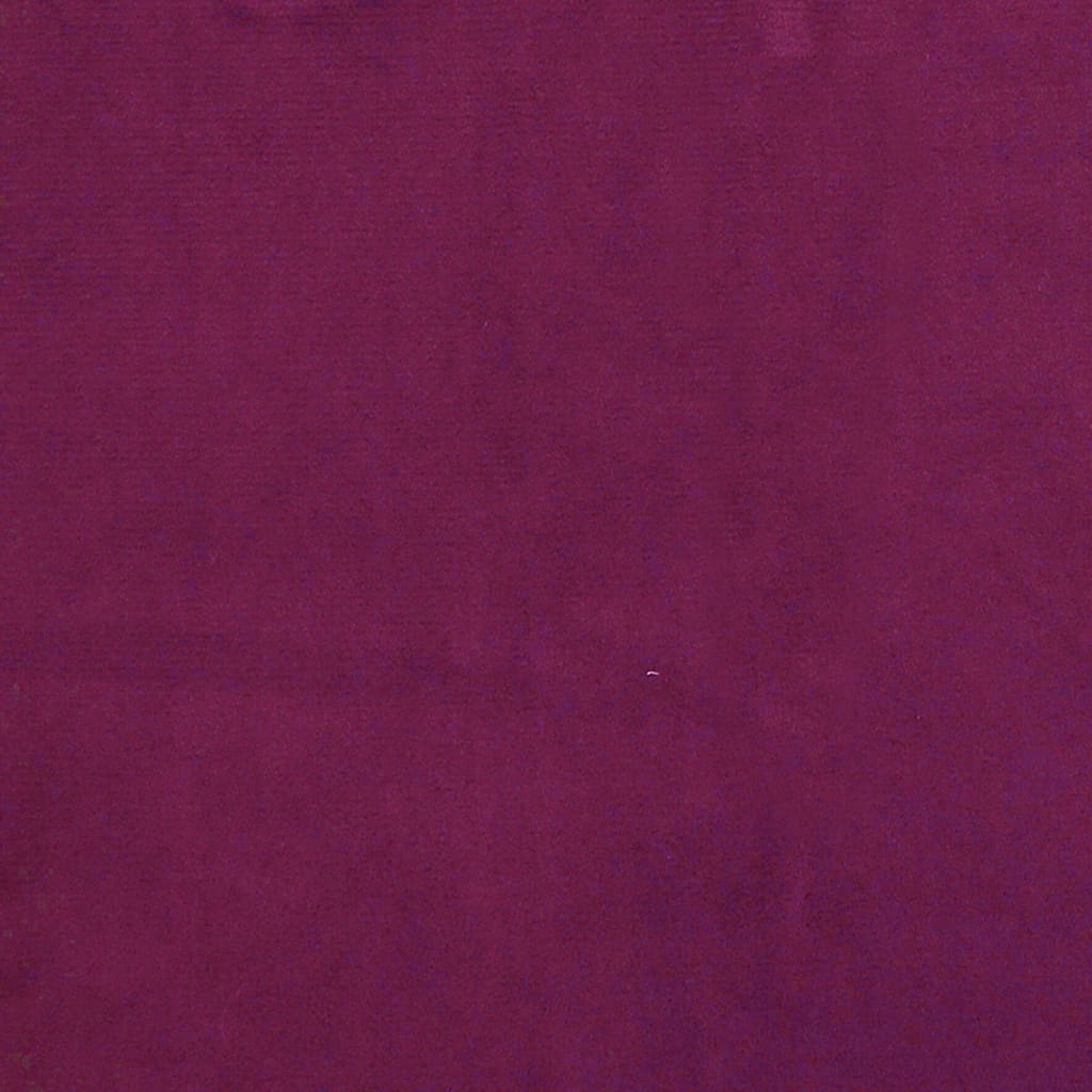 Sgabello Rotondo con Contenitore Viola in Velluto 31 x 37 cm