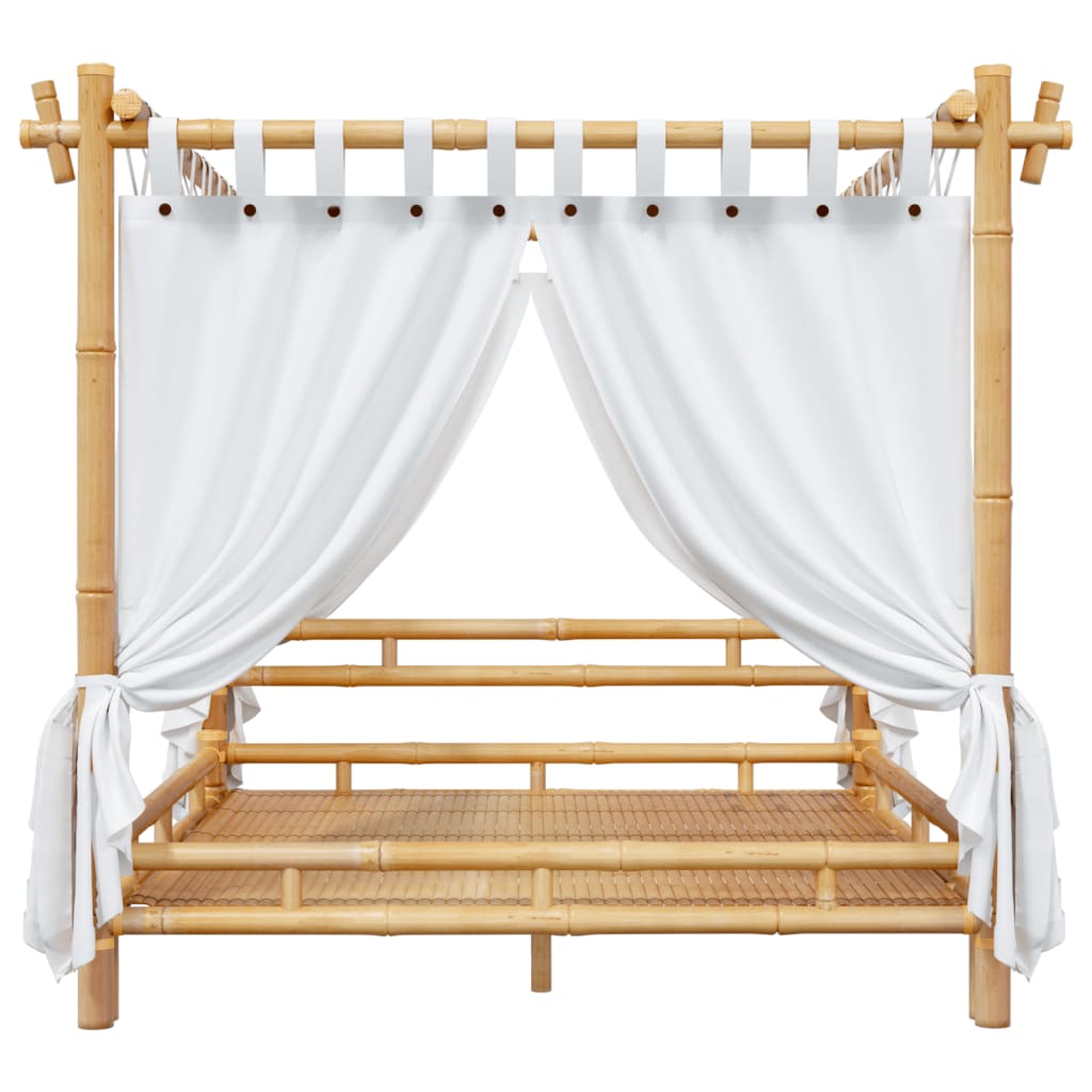 Letto a Baldacchino 180x200 cm in Bambù