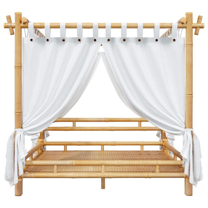 Letto a Baldacchino 180x200 cm in Bambù