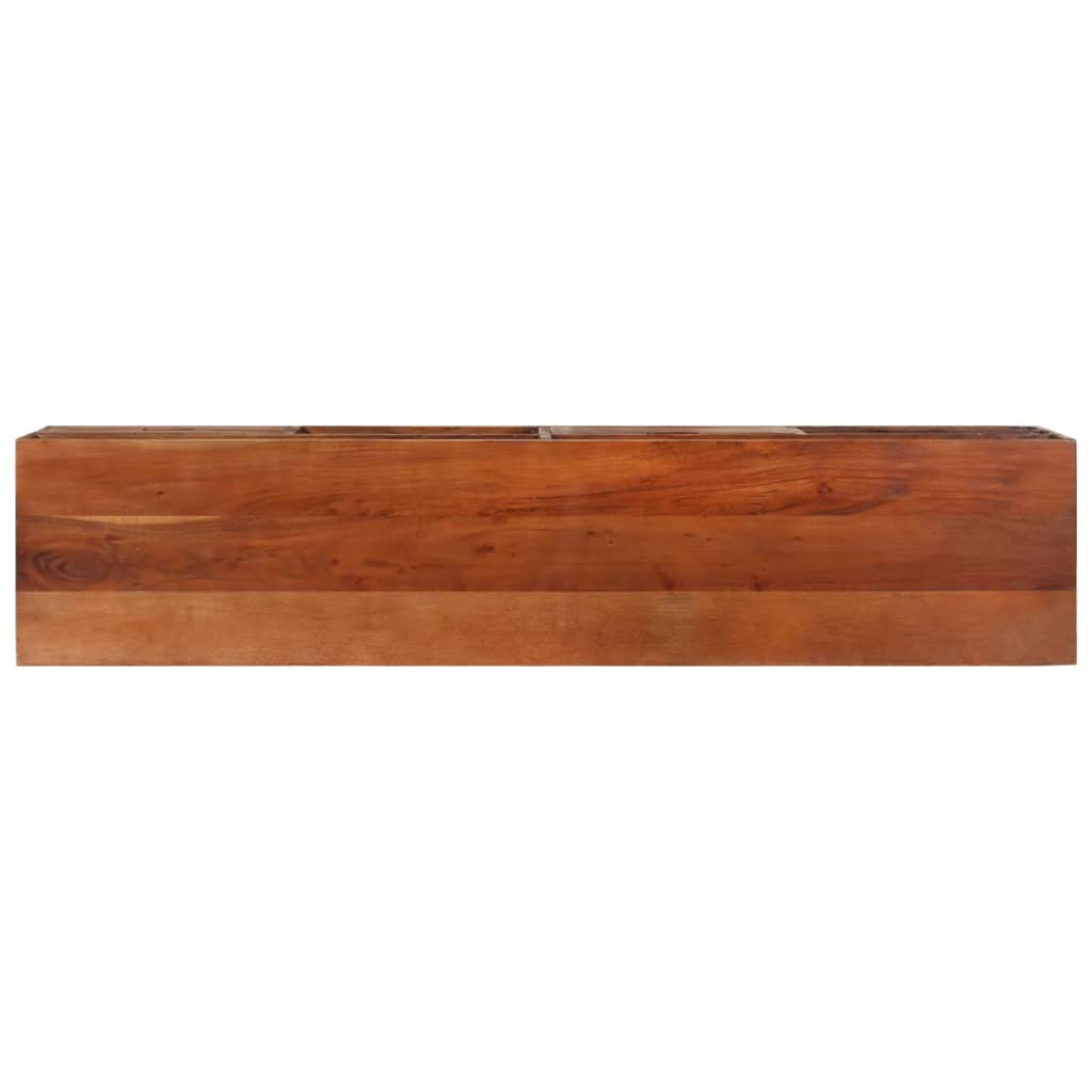 Mobile Porta TV 140x30x35 cm in Legno Massello di Acacia