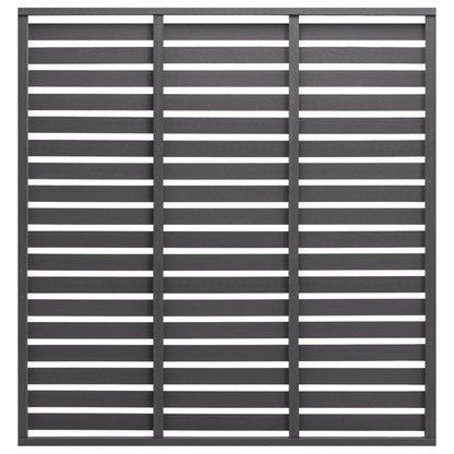 Pannello di Recinzione in WPC 180x180 cm Grigio