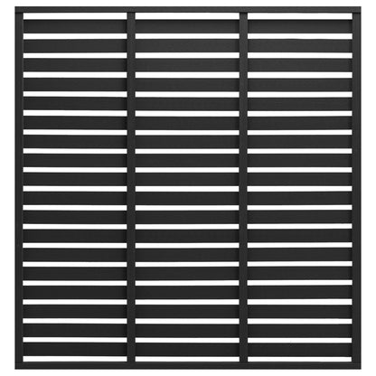 Pannello di Recinzione in WPC 180x180 cm Nero