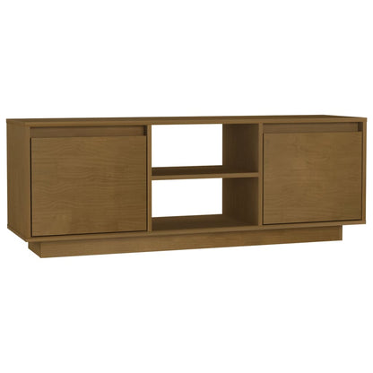 Mobile Porta TV Ambra 110x30x40 cm in Legno Massello di Pino