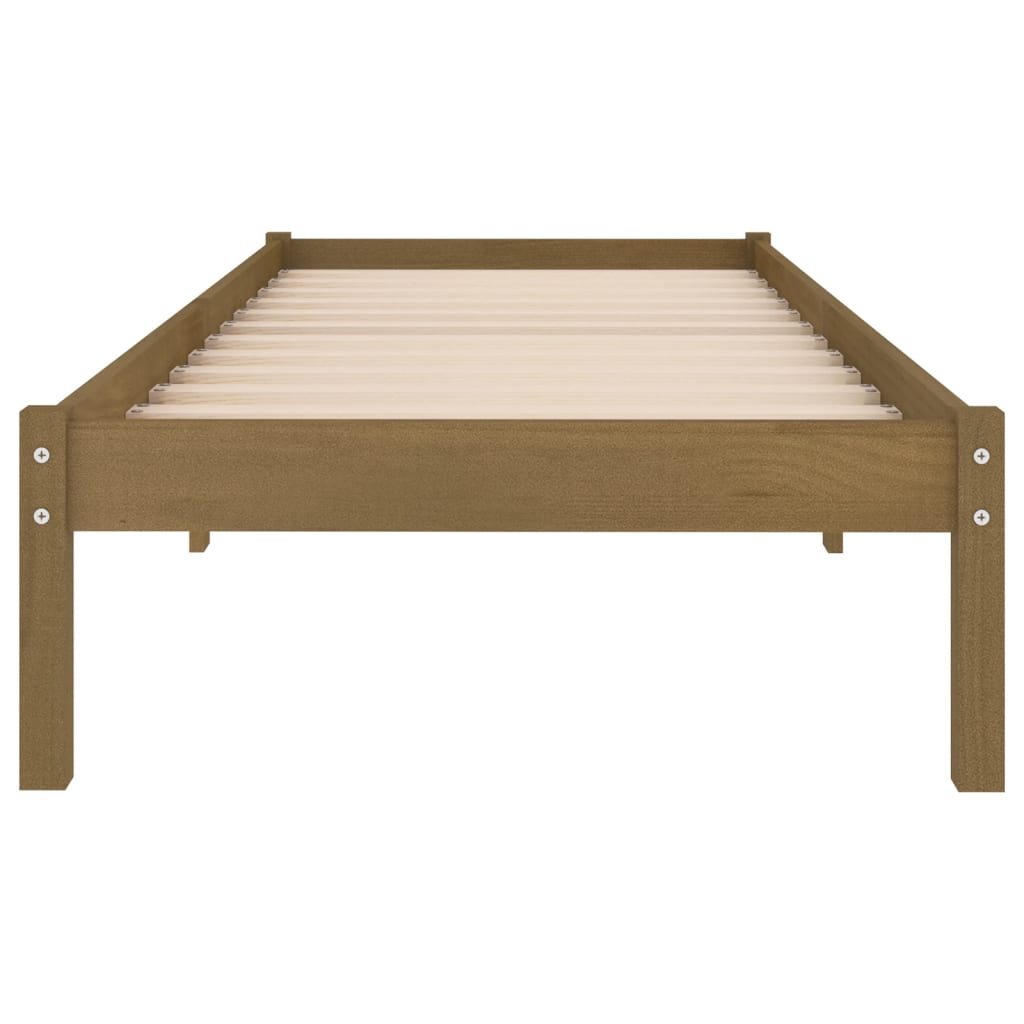 Giroletto senza Materasso Ambra in Legno di Pino 90x200 cm