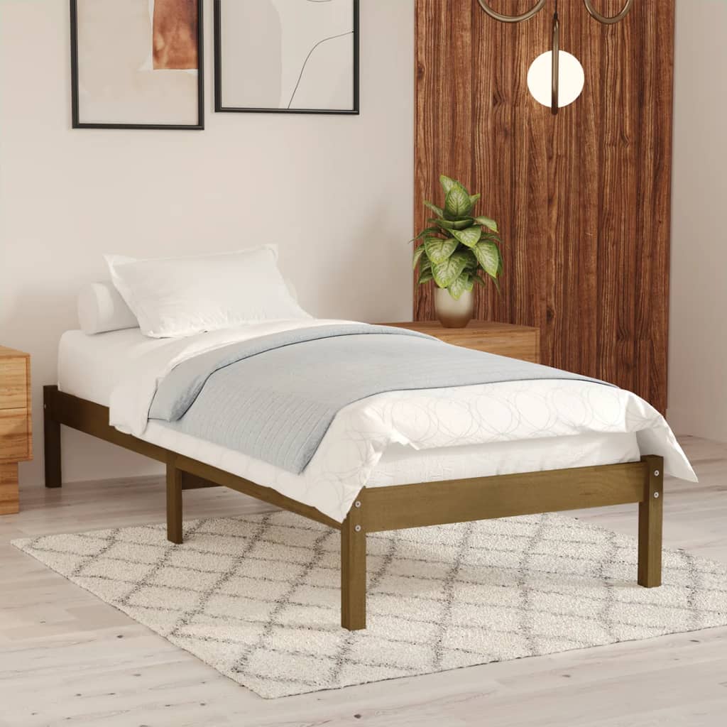 Giroletto senza Materasso Ambra in Legno di Pino 90x200 cm