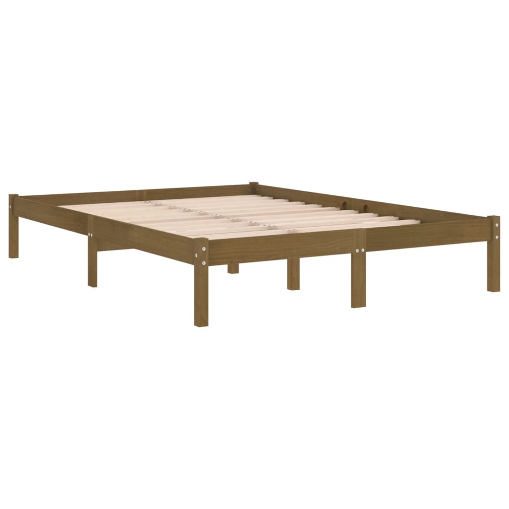Giroletto Marrone Ambra in Legno Massello di Pino 120x200 cm