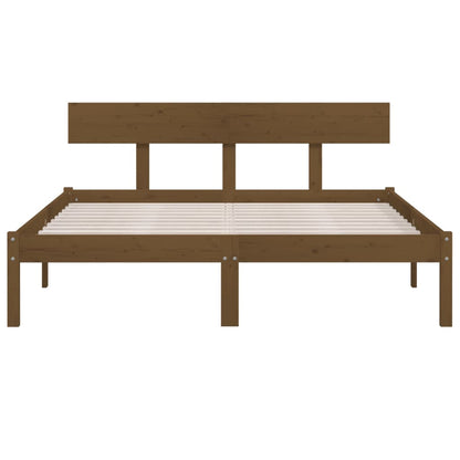 Giroletto senza Materaso Ambra in Legno Massello 160x200 cm