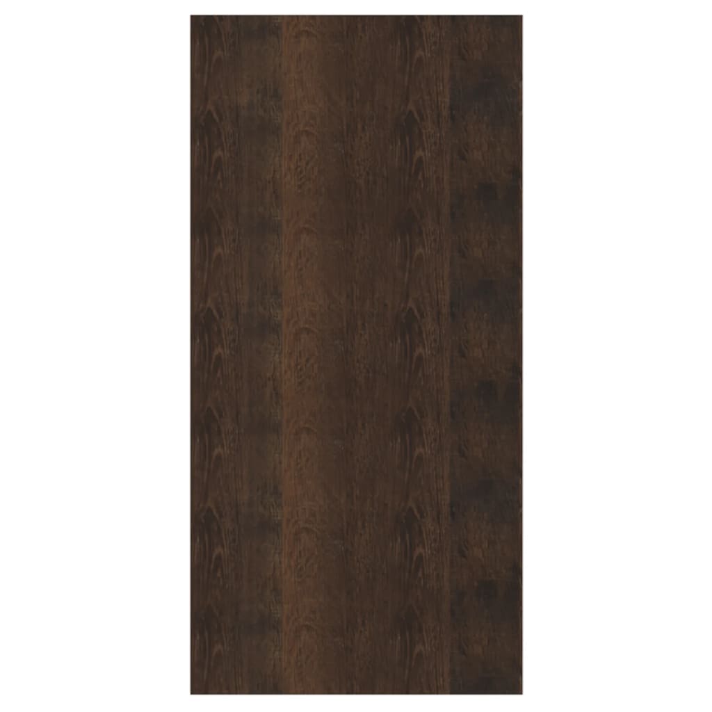 Scarpiera in Legno Multistrato 92x30x67,5 cm Rovere Fumo