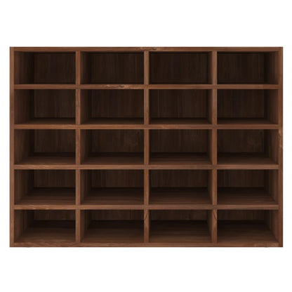 Scarpiera in Legno Multistrato 92x30x67,5 cm Rovere Marrone