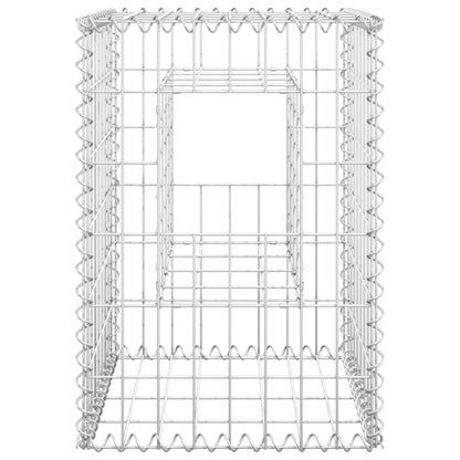 Cesti a Gabbione a Torre 2 pz 40x40x60 cm in Ferro