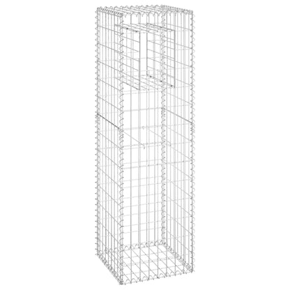 Cesti a Gabbione a Torre 2 pz 40x40x140 cm in Ferro