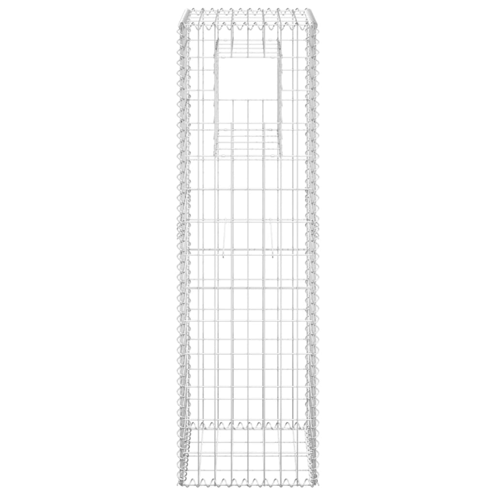 Cesti a Gabbione a Torre 2 pz 40x40x140 cm in Ferro