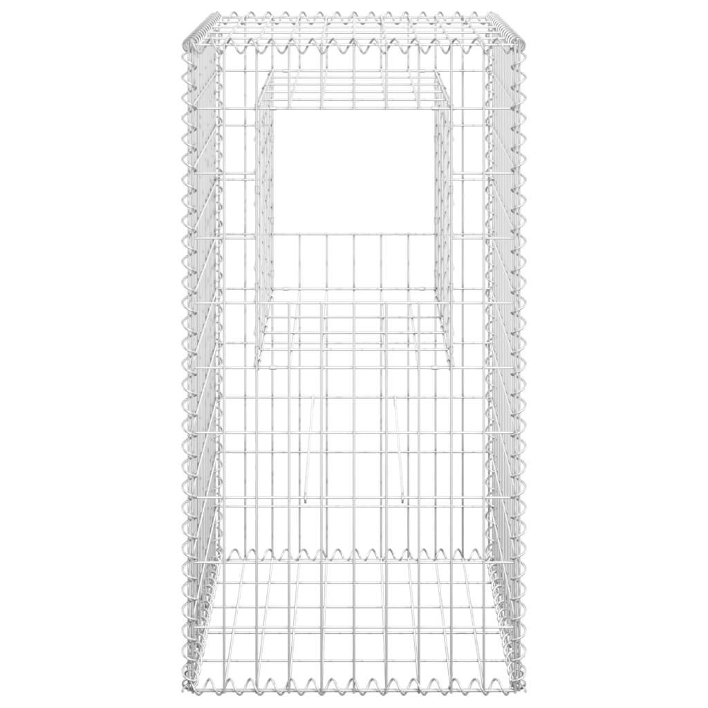 Cesti a Gabbione a Torre 2 pz 50x50x100 cm in Ferro