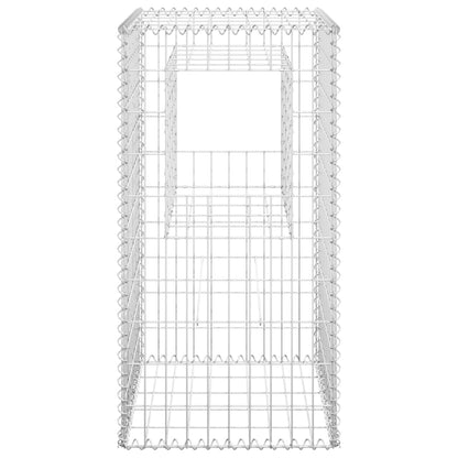 Cesti a Gabbione a Torre 2 pz 50x50x100 cm in Ferro
