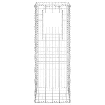 Cesti a Gabbione a Torre 2 pz 50x50x140 cm in Ferro