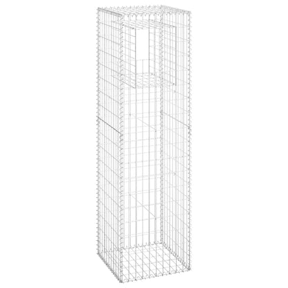 Cesti a Gabbione a Torre 2 pz 50x50x180 cm in Ferro