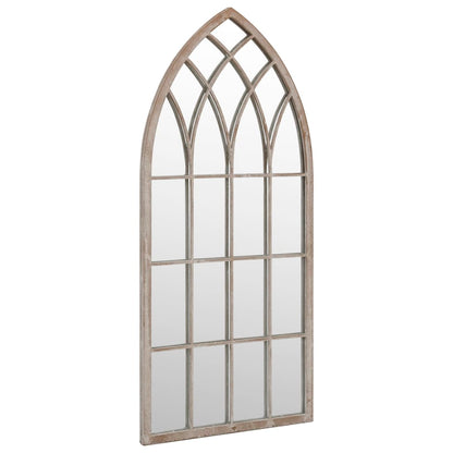 Specchio da Giardino Sabbia 100x45 cm in Ferro per Uso Esterno