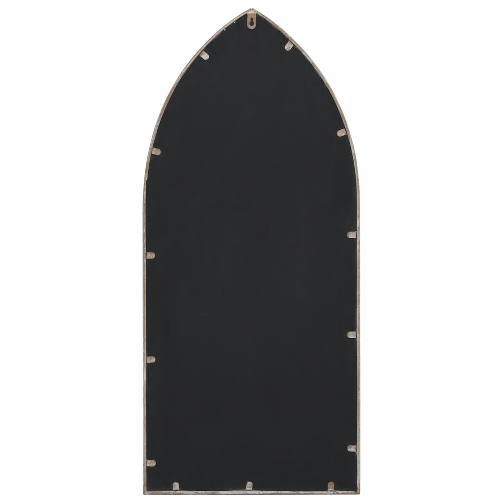 Specchio da Giardino Sabbia 100x45 cm in Ferro per Uso Esterno