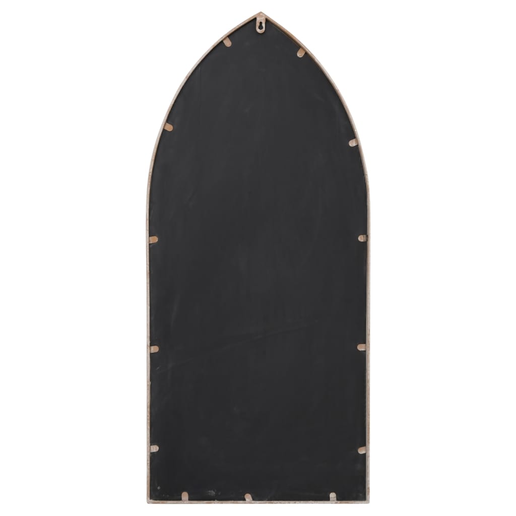 Specchio da Giardino Sabbia 100x45 cm in Ferro per Uso Esterno