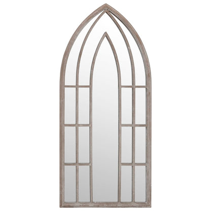 Specchio da Giardino Sabbia 100x45 cm in Ferro per Uso Esterno