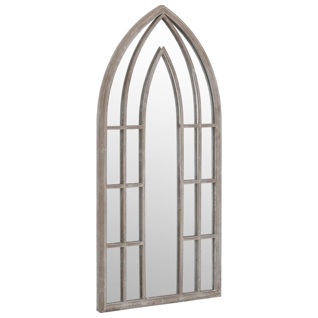 Specchio da Giardino Sabbia 100x45 cm in Ferro per Uso Esterno